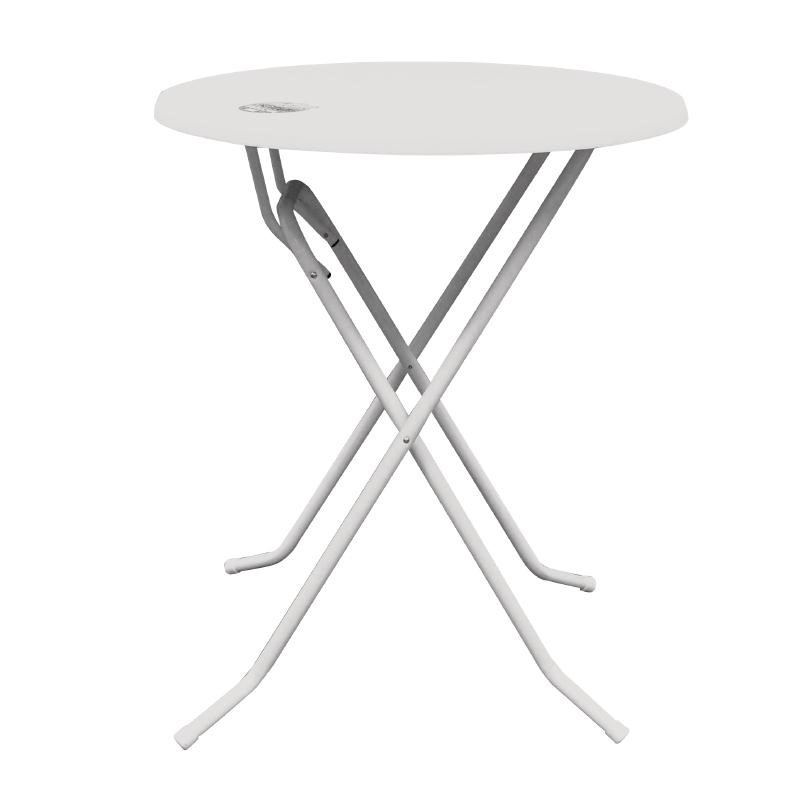 Table haute Dubai 85x112 cmh - blanche